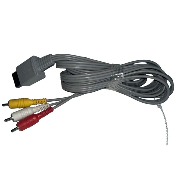 Nintendo Wii Replacement AV Cable Composite Video Audio Cord - Picture 11 of 16